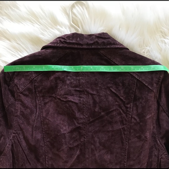 Blank NYC burgundy suede moto jacket L - Picture 8 of 8